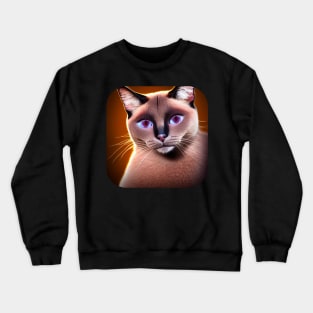 Siamese cat Crewneck Sweatshirt